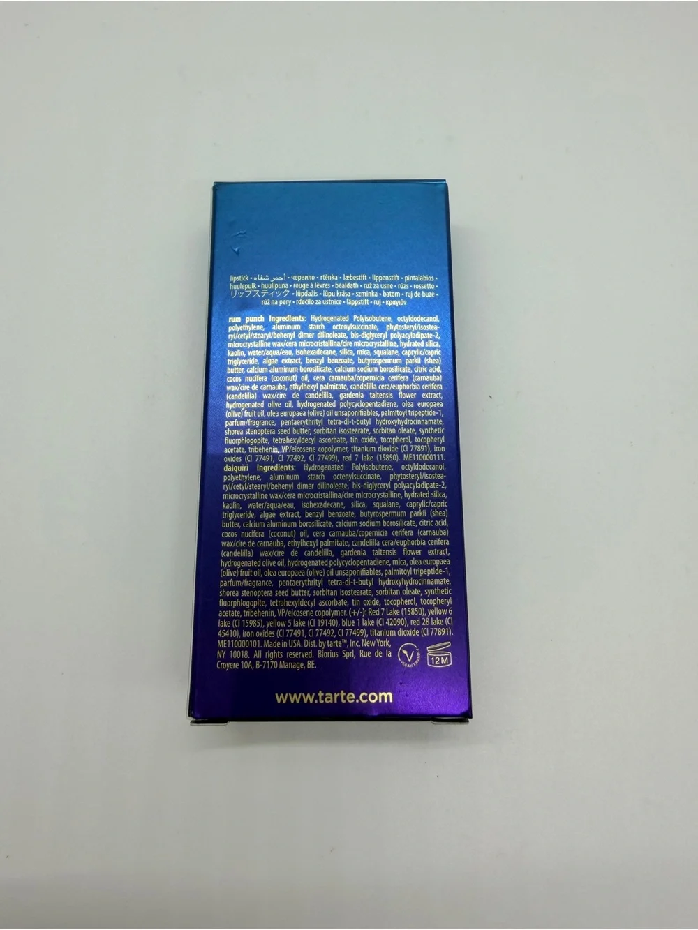 tarte two lipsticks